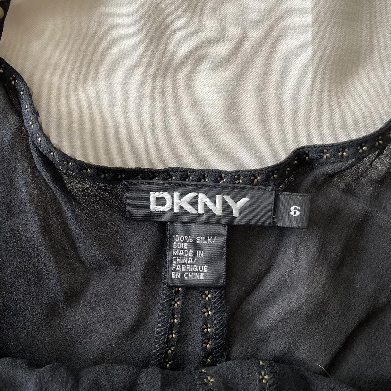 DKNY Women's Black and Gold Vest (4)