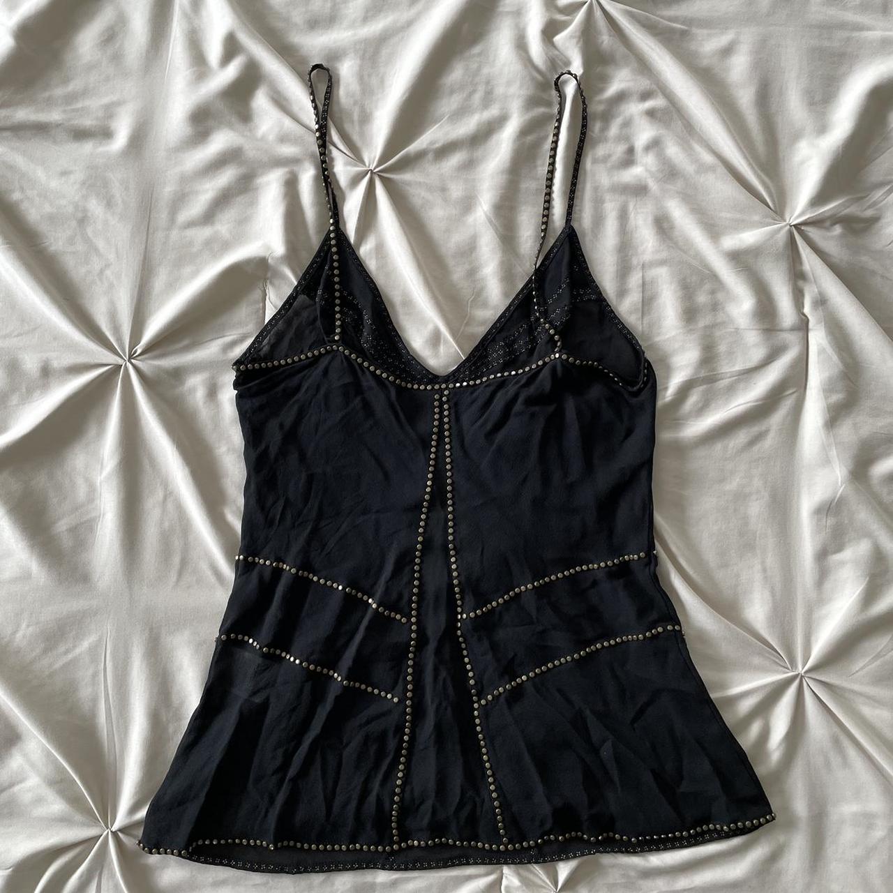 DKNY Women's Black and Gold Vest (5)