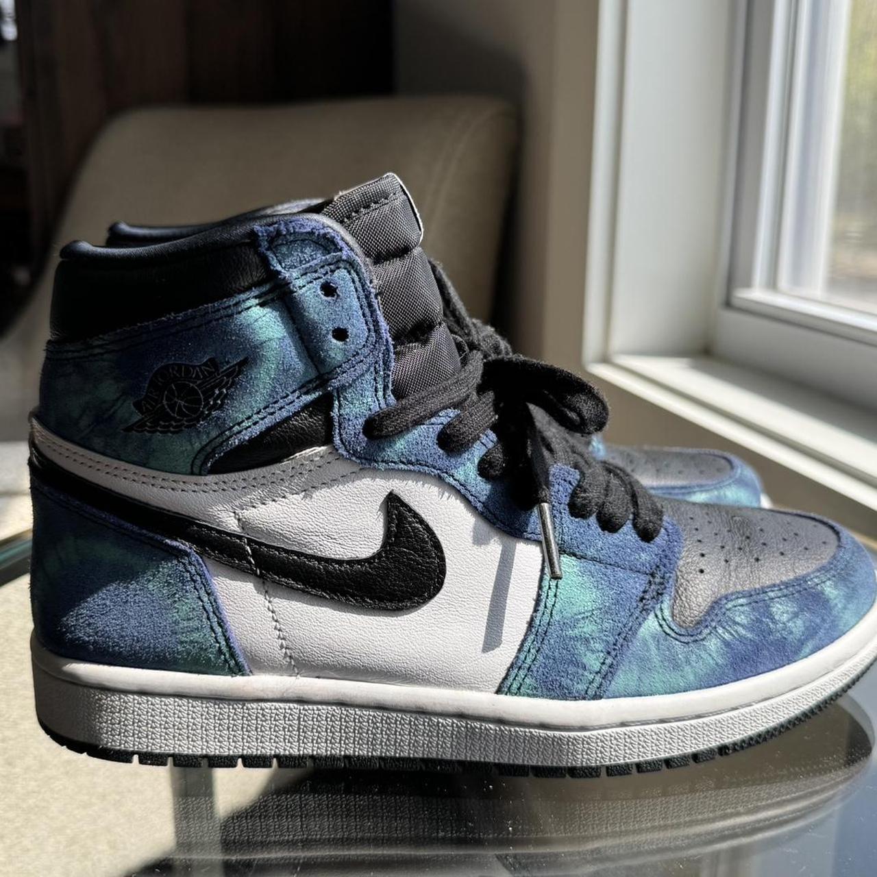 Jordan 1 retro high tie dyes US 7 UK 4.5 EUR Depop