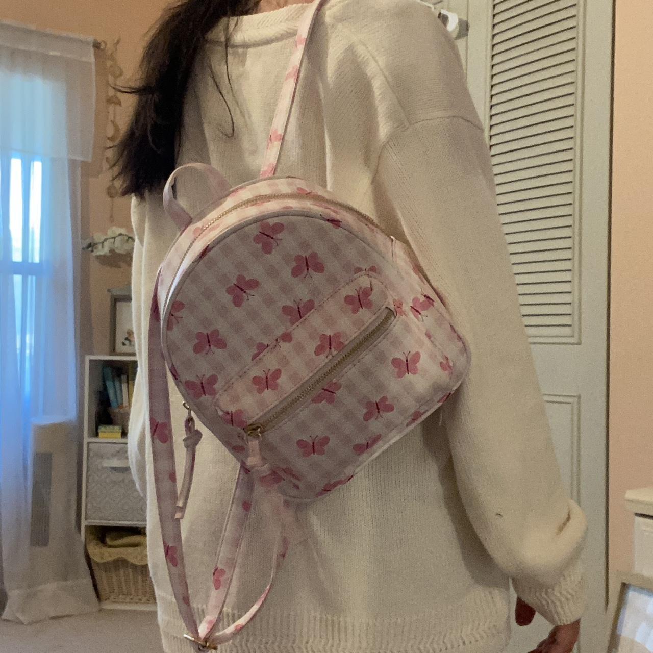 Super cute butterfly mini backpack. Excellent - Depop