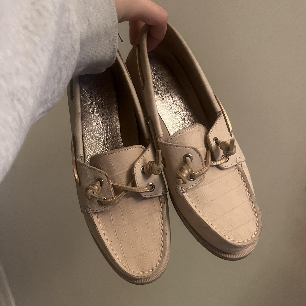 Rose gold sale sperry top sider