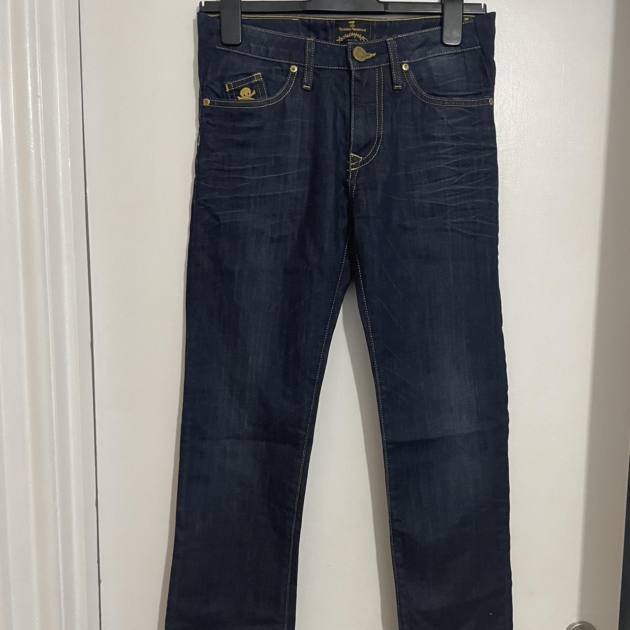 authentic vivienne westwood jeans 90s low rise - Depop