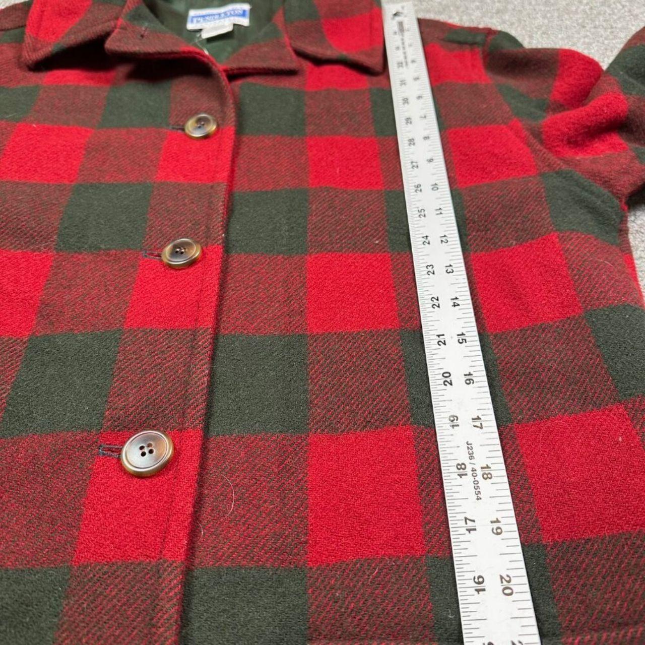 Pendleton Women's Shacket Jacket - Red/Grey - M –… - image 5