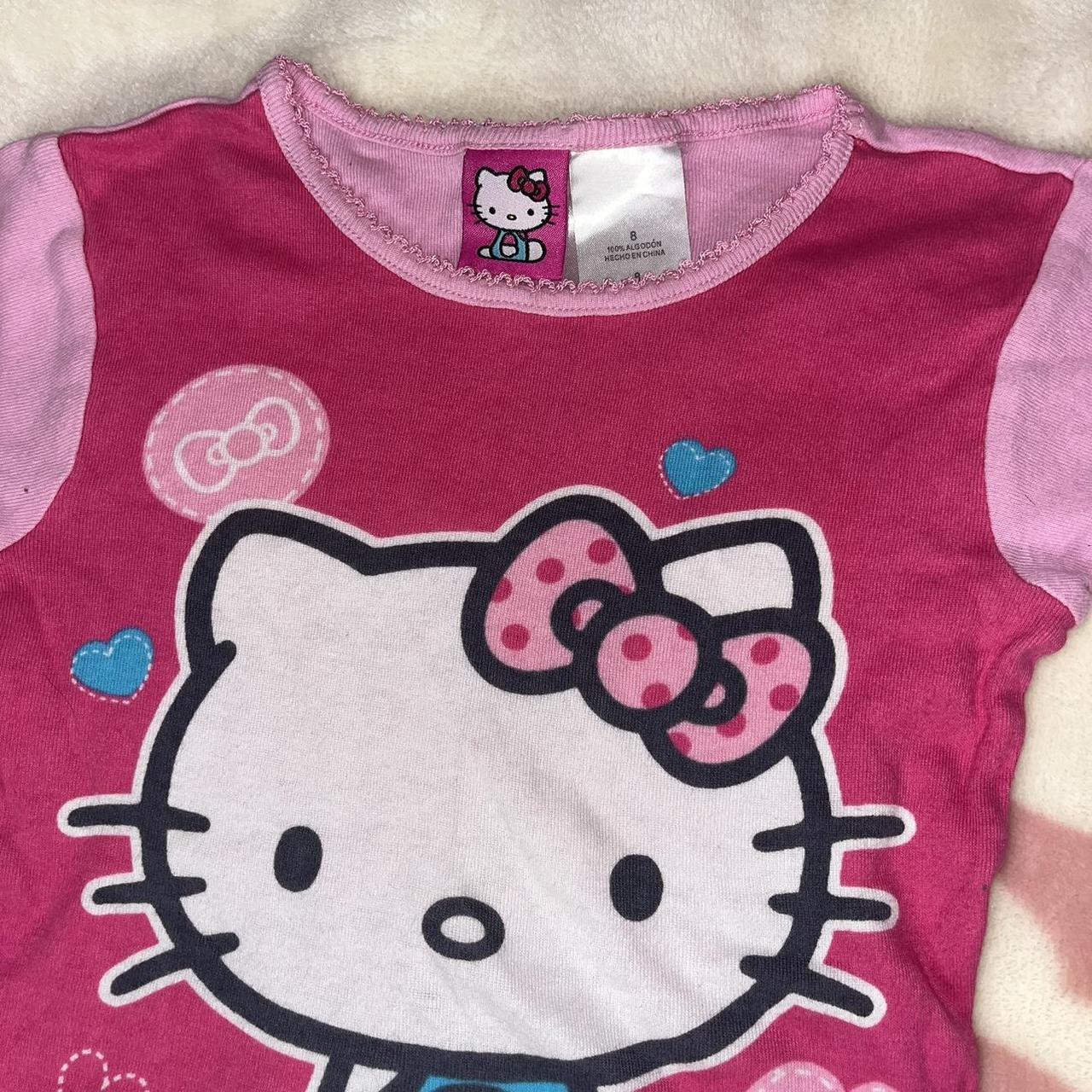 hello kitty baby tee ~ ♡ kids size 8 fits an... - Depop