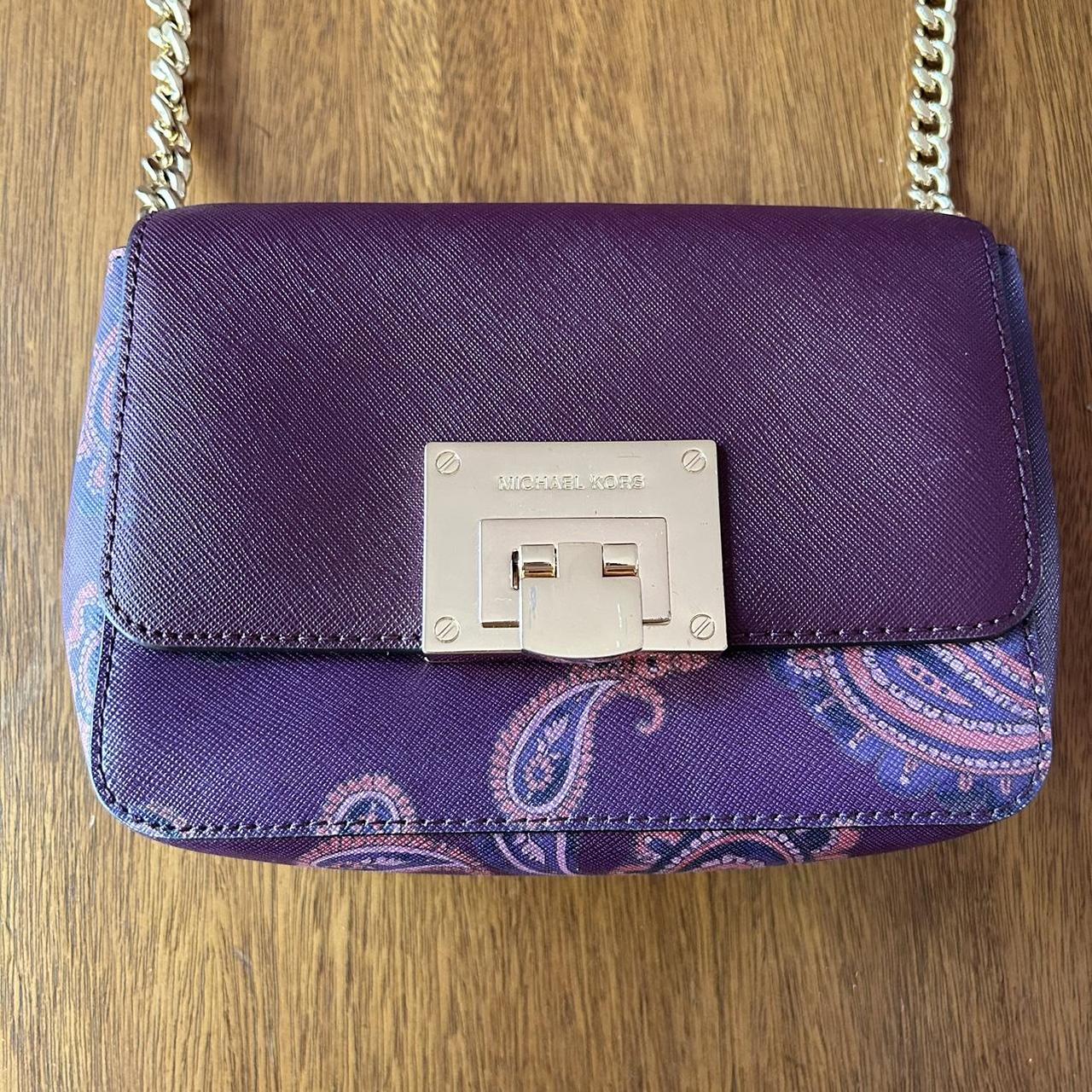 Michael materialet kors purple purse