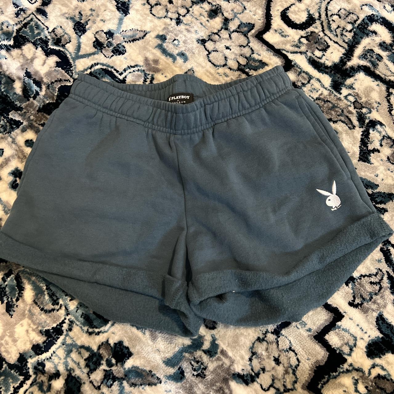 Playboy Women's Blue Shorts | Depop