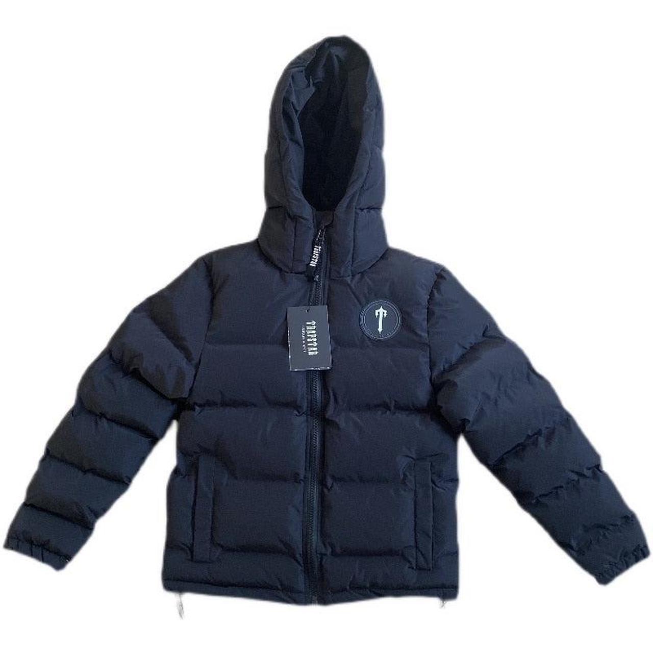 Unisex London Trapstar Parka Black Winter Embroidery... Depop