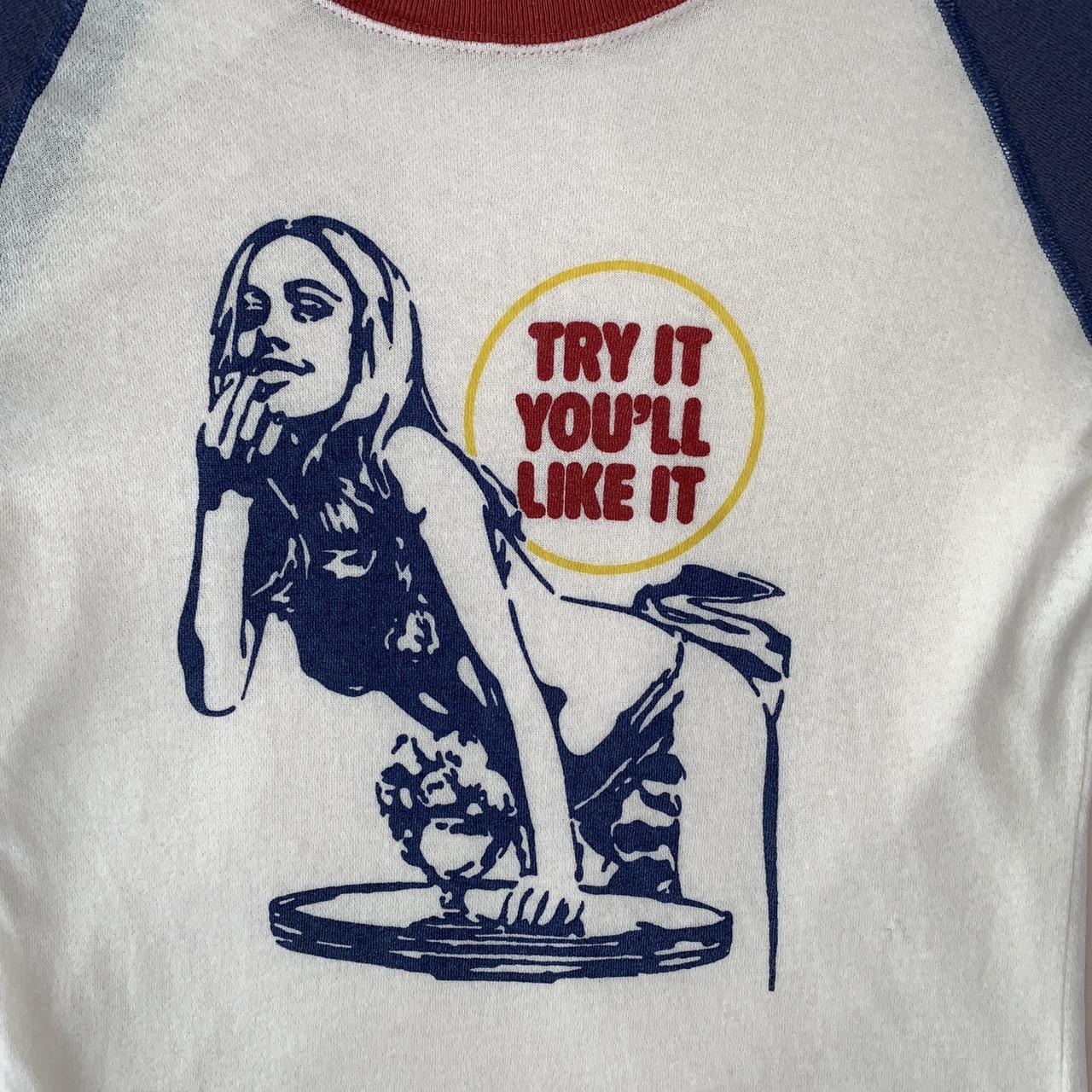 Vintage 90s Hysteric Glamour “Try It You'll Like It”... - Depop