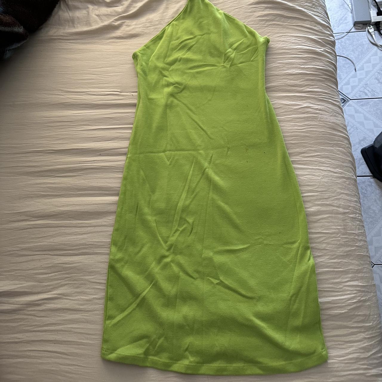 Zara Women's Green Dress | Depop