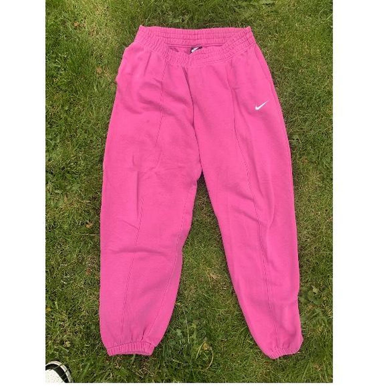pink nike sweatpants men's