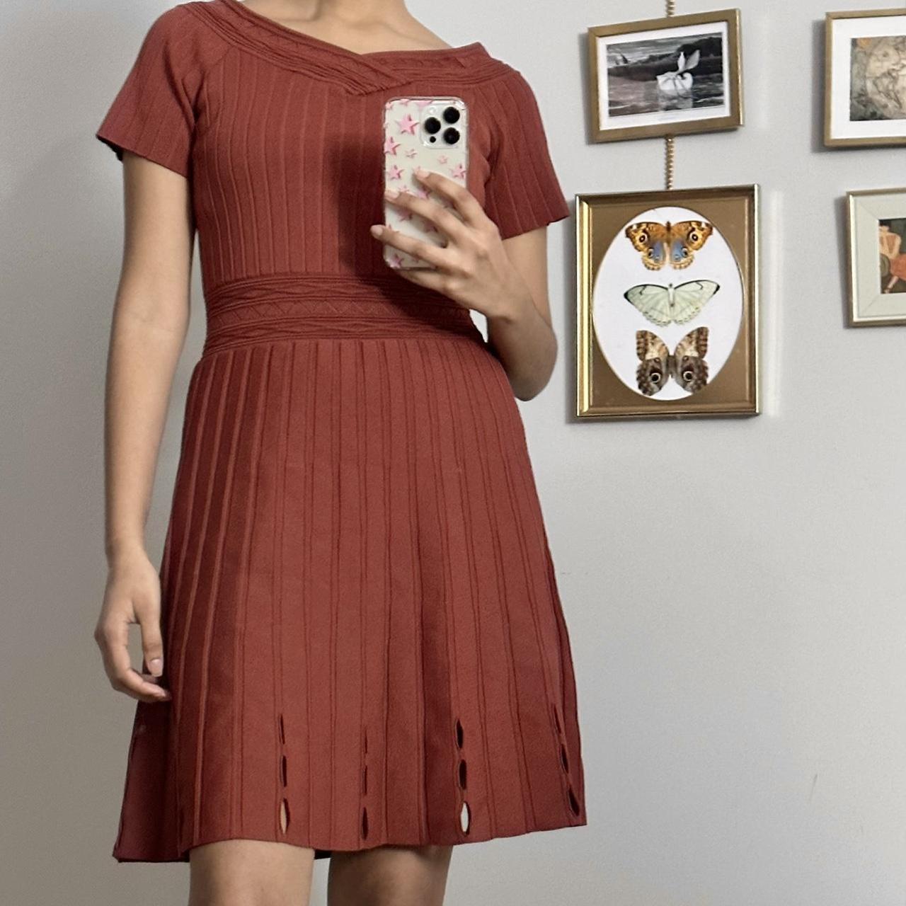 Sandro clearance burgundy dress