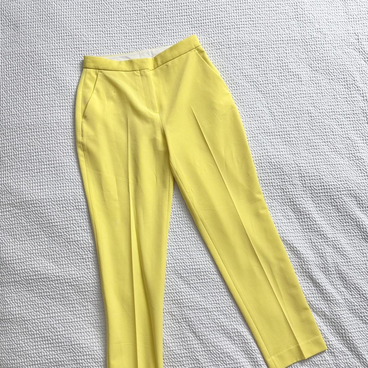 Womens JOSEPH yellow Crepe Satin Morissey Trousers | Harrods UK