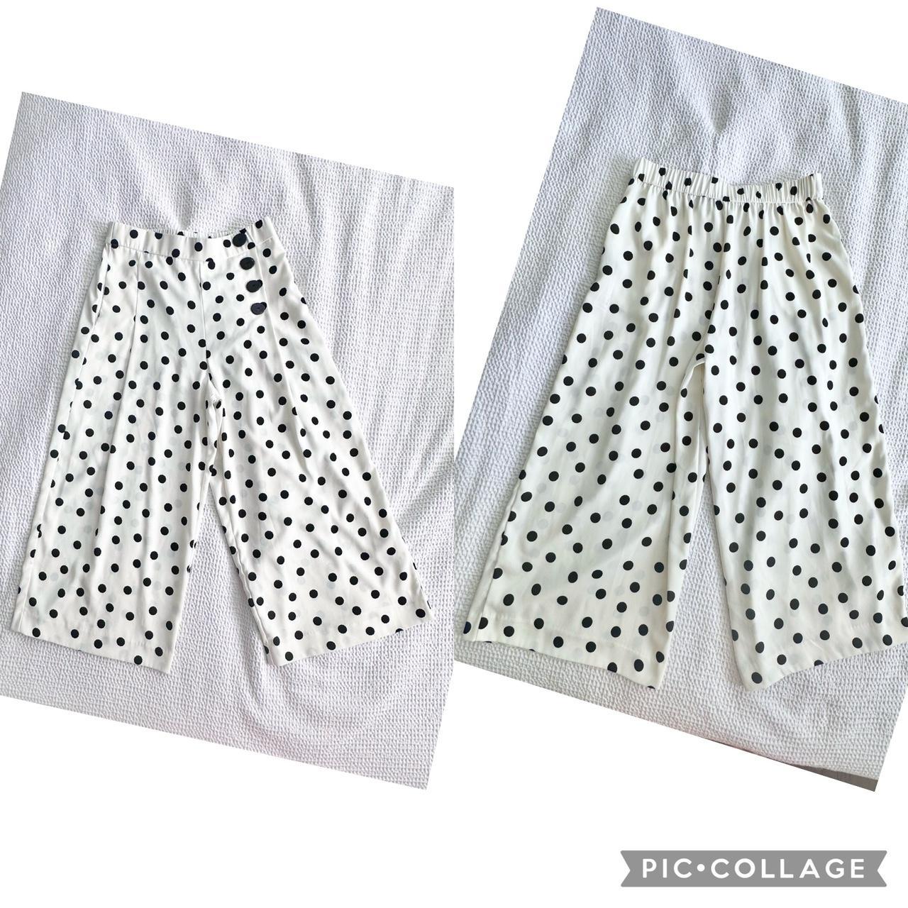 Zara polka sale dot pants