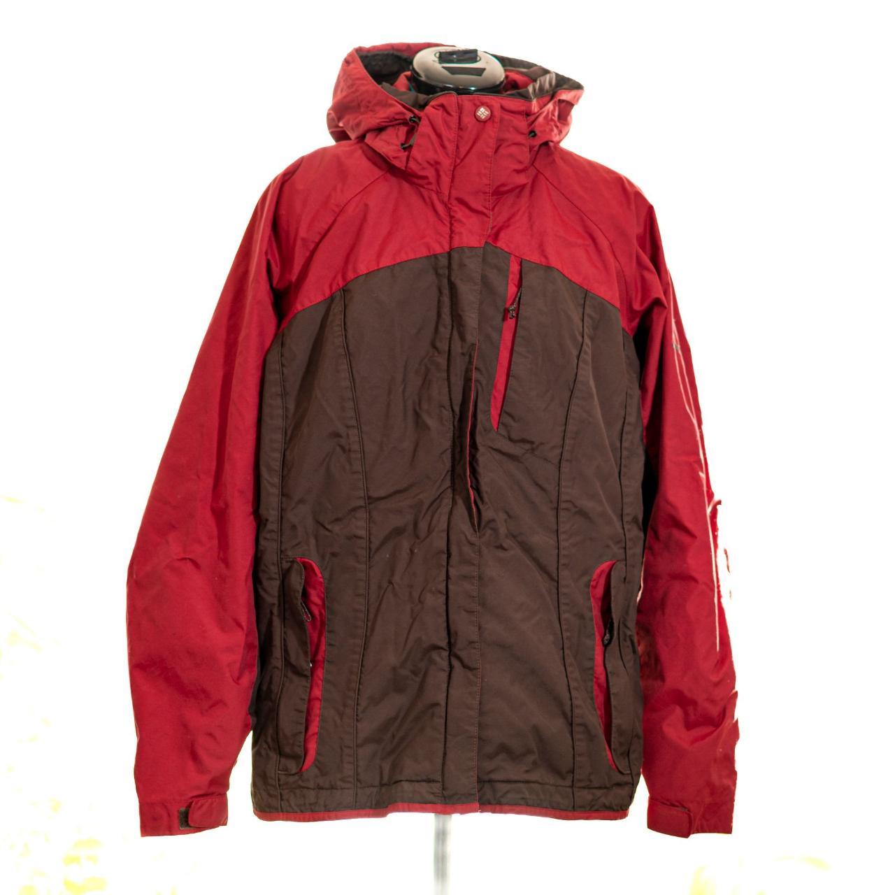 Columbia Interchange Jacket Women's Large Hooded Red