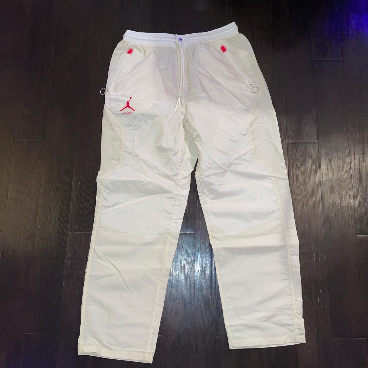 Off-White x Air Jordan Woven Pants 'Fossil' Brand... - Depop