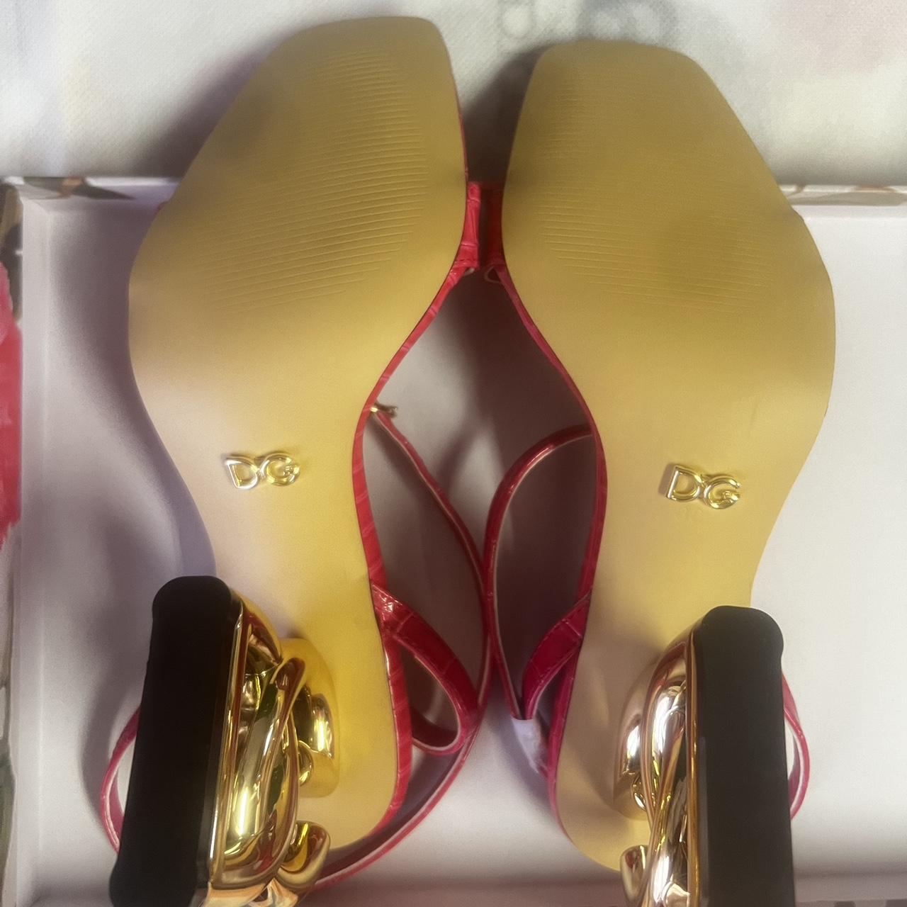 dolce and gabbana heels pink