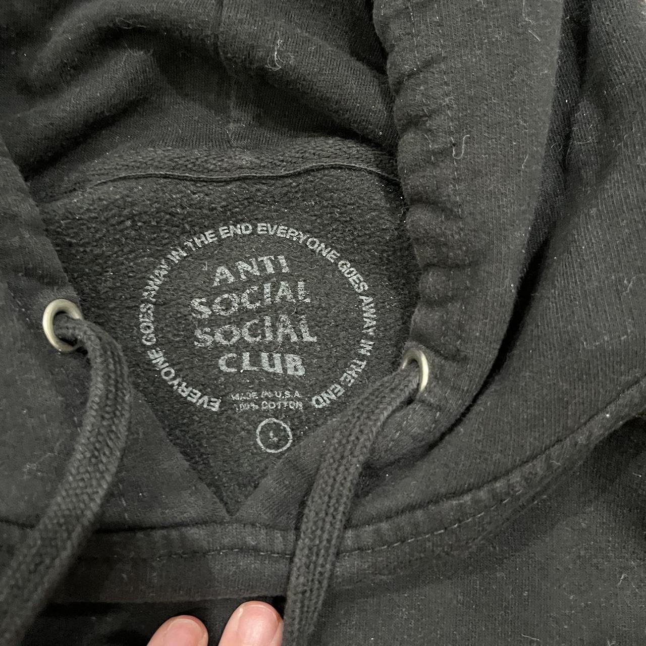 Anti social social discount club glitter hoodie