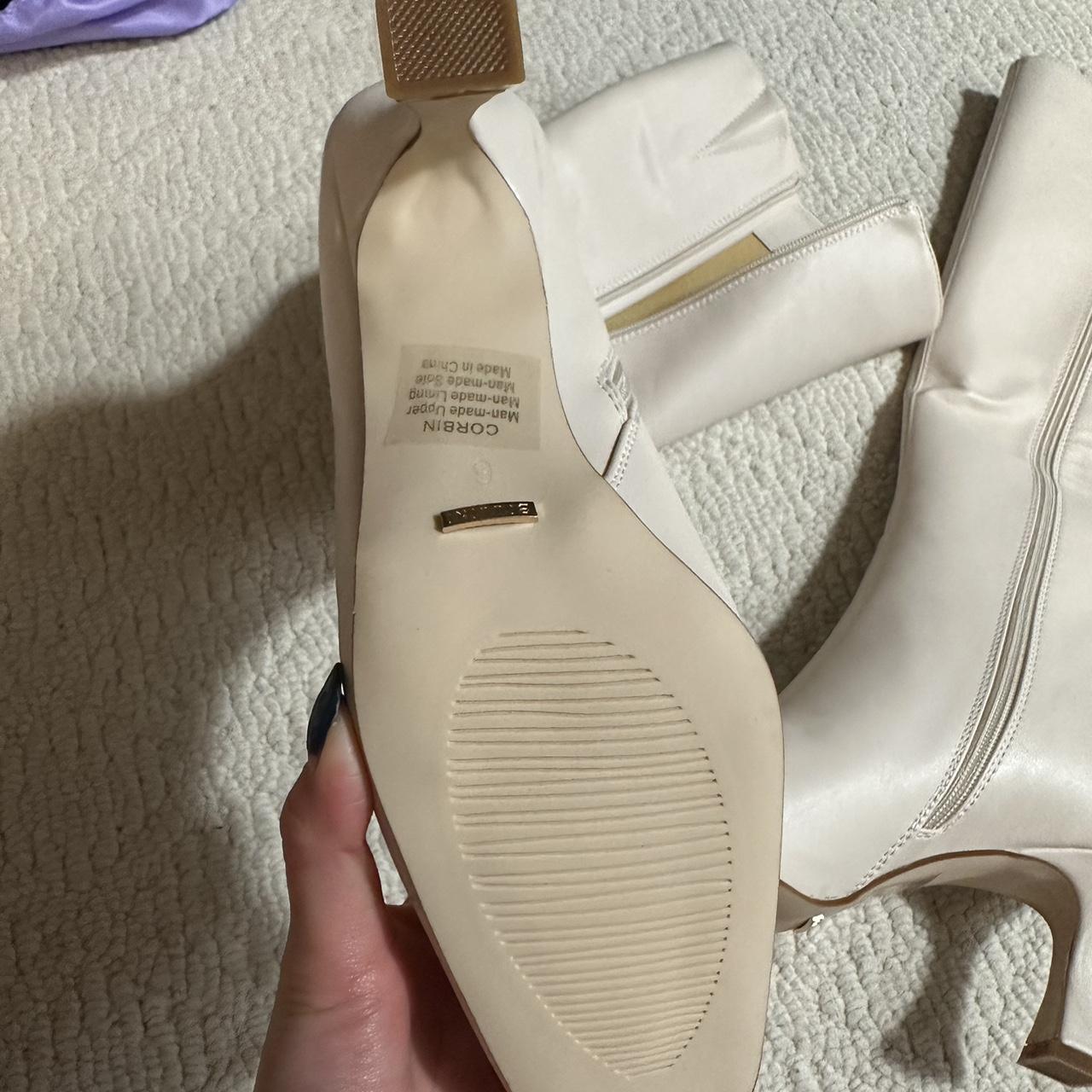 Beautiful Cream/white boots from Australia in size... Depop