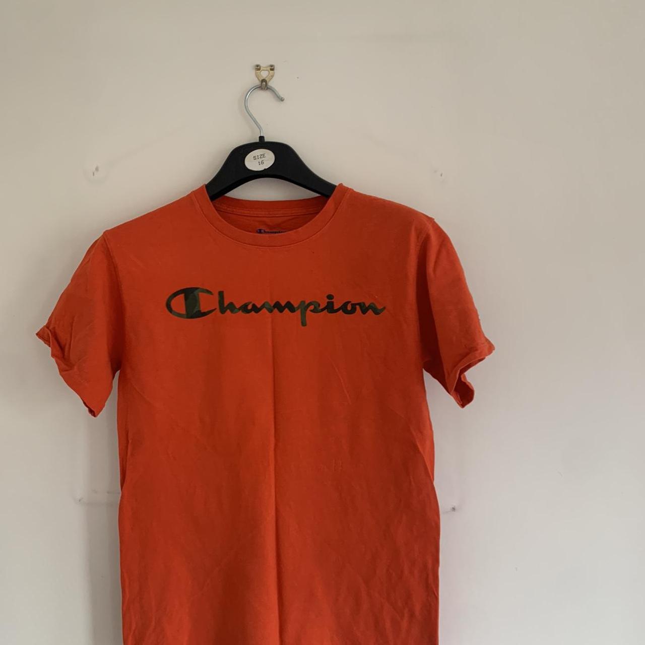 Champion 2024 tee orange