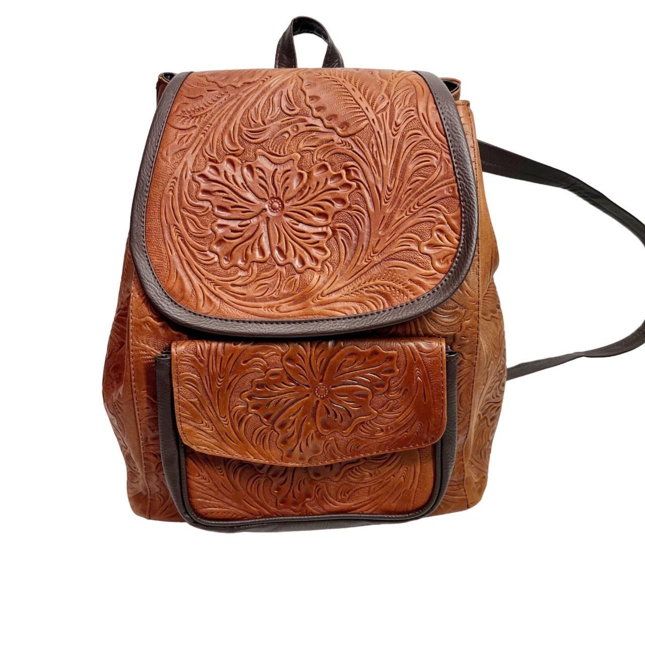 Leather Crossbody Purse - Amarillo - Supple leather Cowhide/Tooled/Fringe -  Ranch Hand Store
