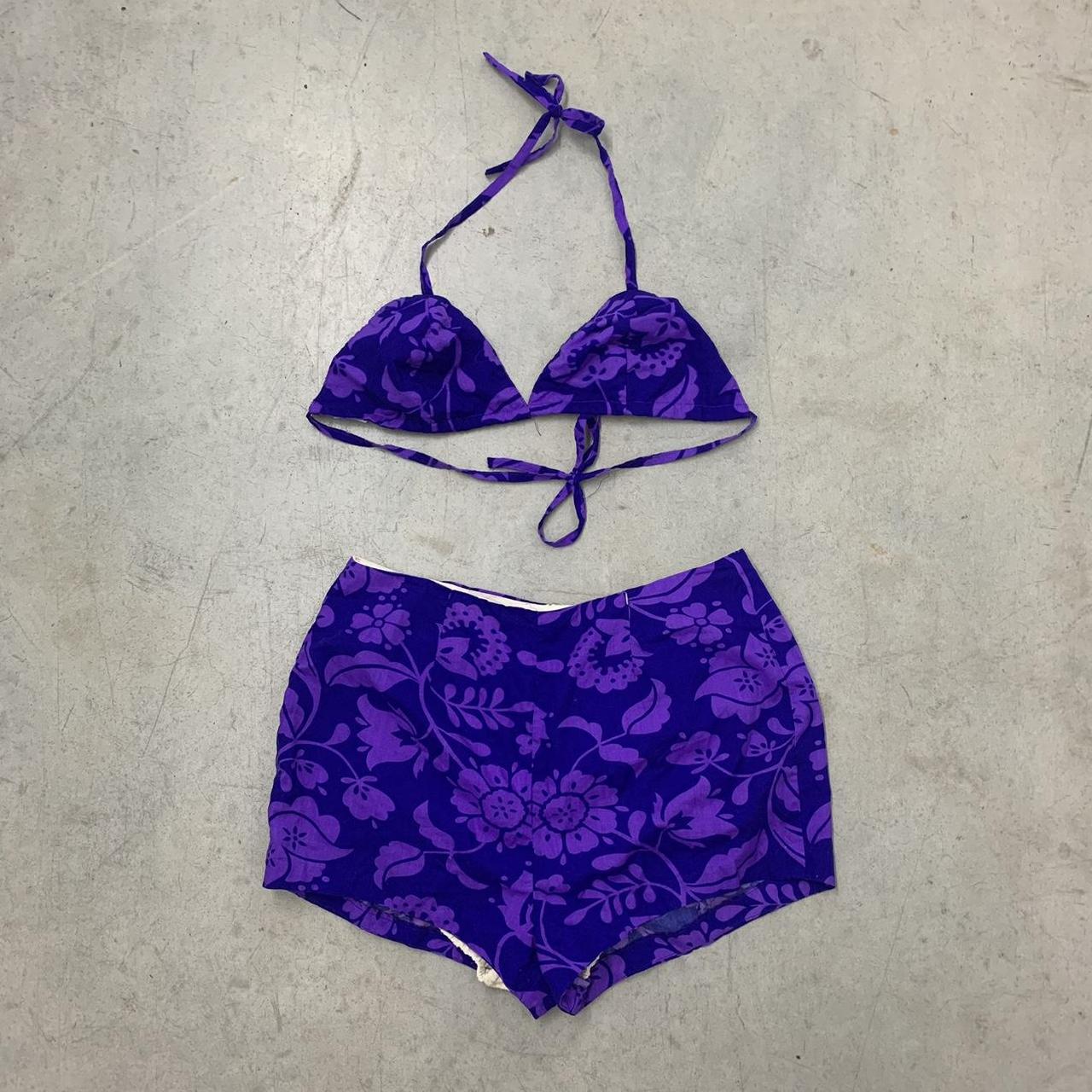 JCPenney Women's Purple Bikiniandtankinibottoms Depop