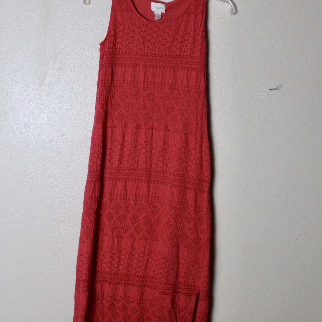 Chico’s Red Maxi Dress Chico’s sizing 0Petite =... Depop