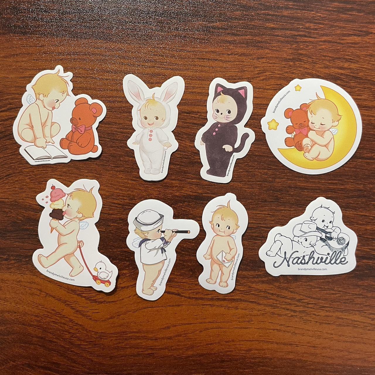 RARE brandy melville baby stickers (2 pack) stickers... Depop