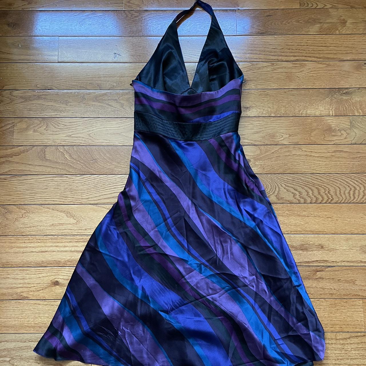 Simply Be Women's Purple and Blue Dress (2)