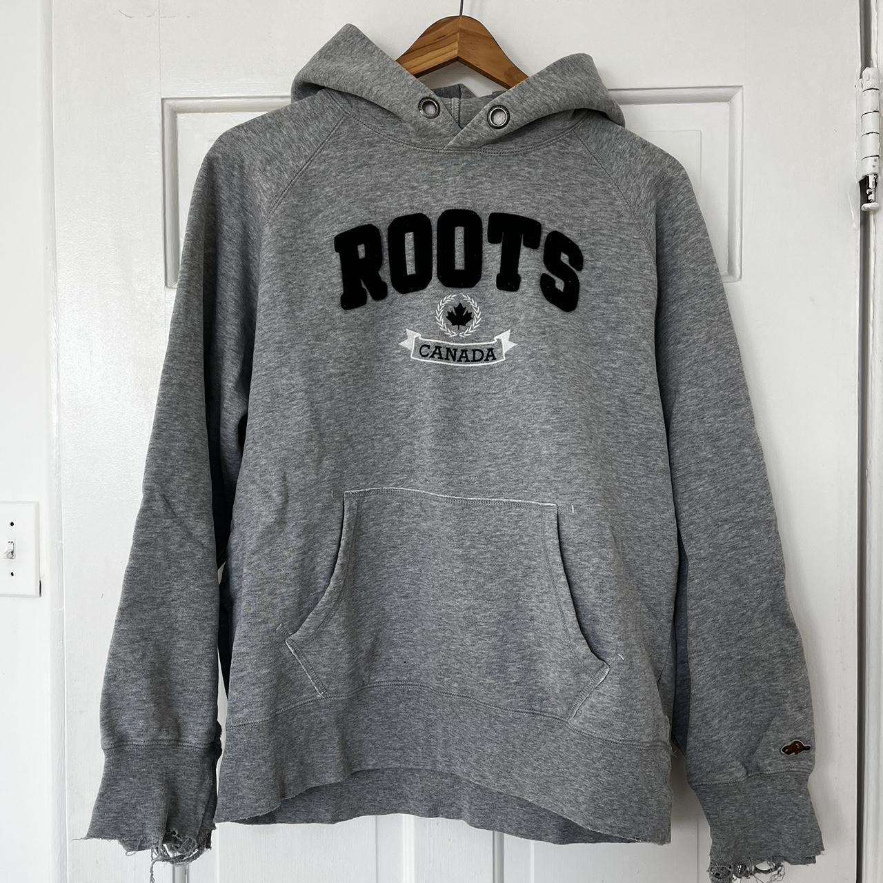 Roots shop grey hoodie