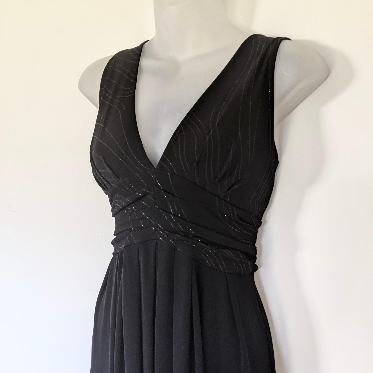 Vintage Forcast Black Dress Large Made in... - Depop