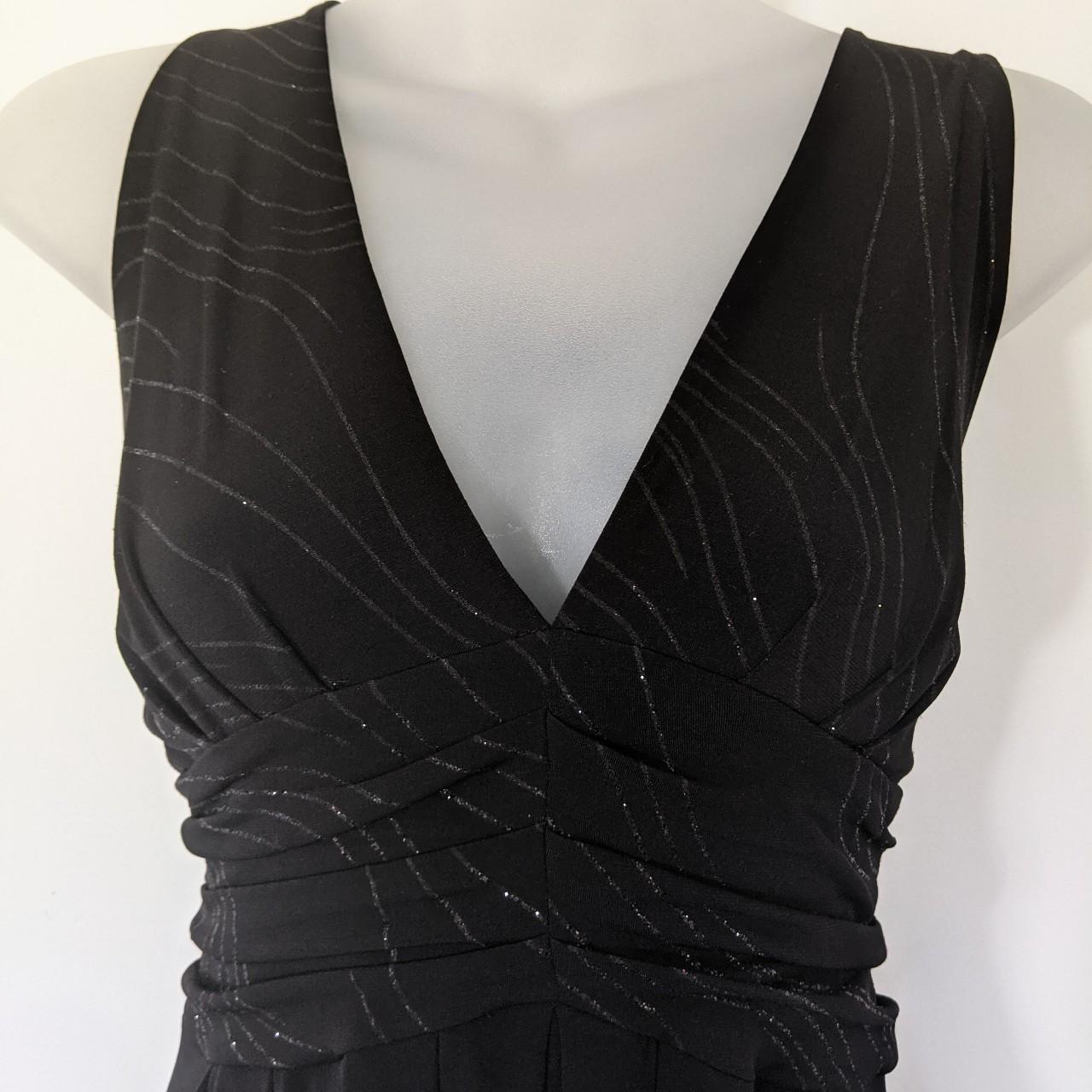 Vintage Forcast Black Dress Large Made in... - Depop