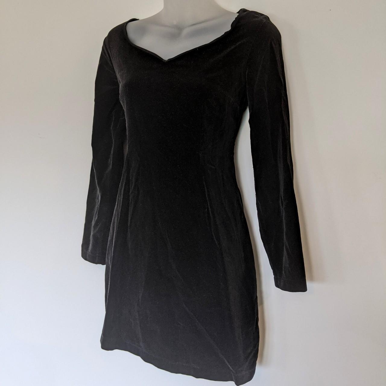 Sexy Vintage Black Dress Size 10   S Brand: Reserve - Depop