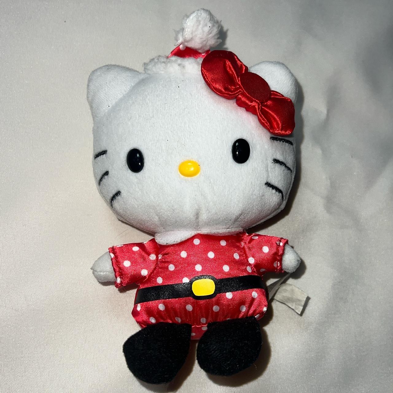 Christmas hello kitty plush Santa kitty mini plushy... Depop