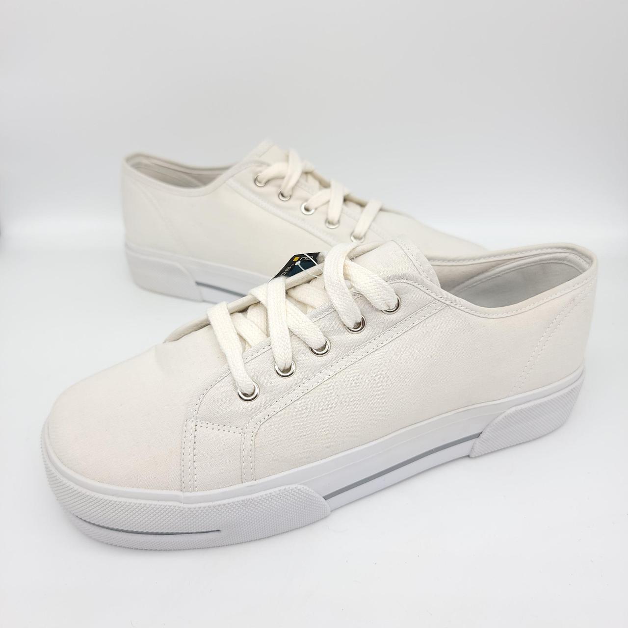 No Boundaries Platform Sneakers Shoes White Shoe... - Depop