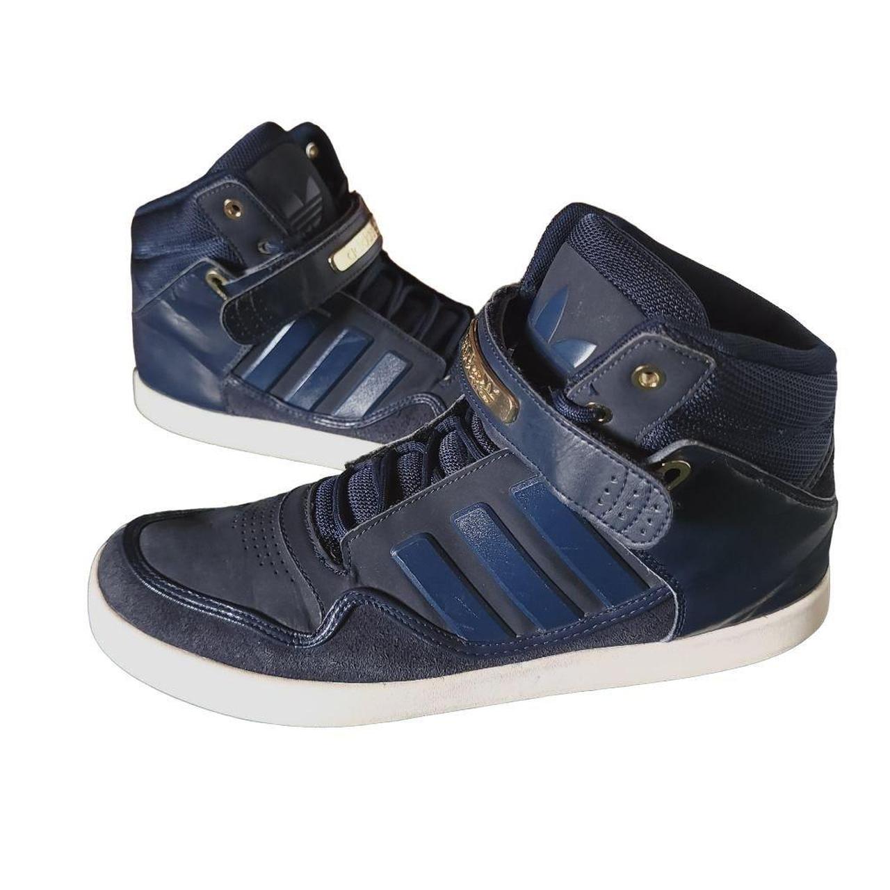 Goederen controller trompet Adidas Originals Sneakers Mid Rise Blue Nacy White... - Depop