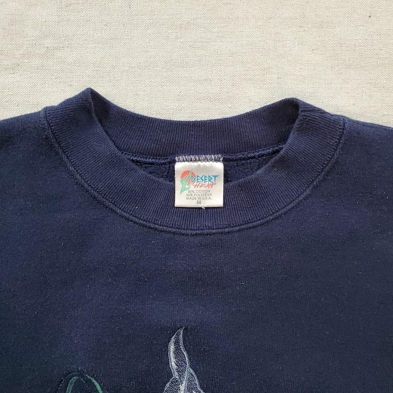 Vintage Oceanside crewneck sweatshirt 90s navy... - Depop