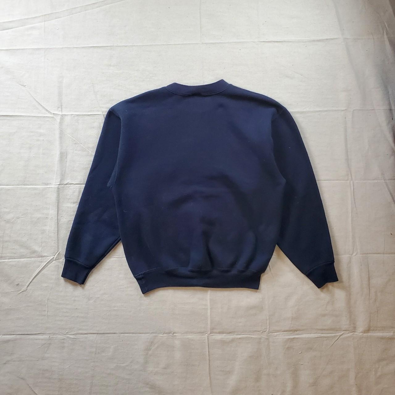 Vintage Oceanside crewneck sweatshirt 90s navy... - Depop