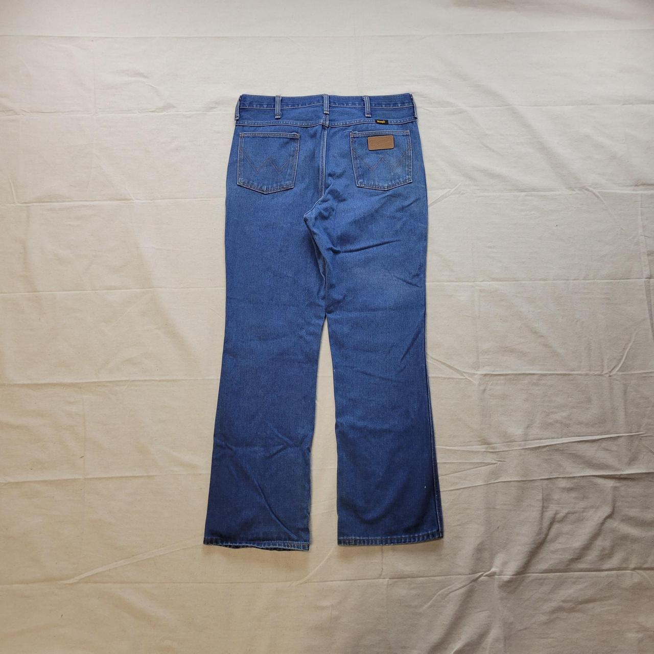 Vintage 70s Wrangler boot cut jeans Amazing retro... - Depop