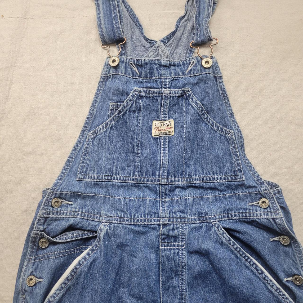 Old Navy Women's Blue Dungarees-overalls | Depop