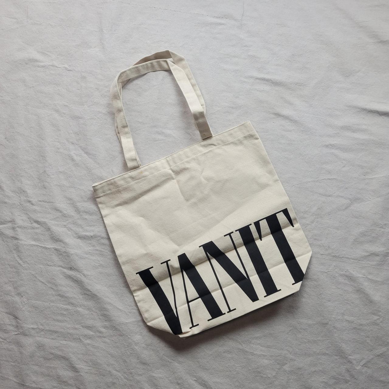 Huge black canvas tote bag weekender purse from - Depop