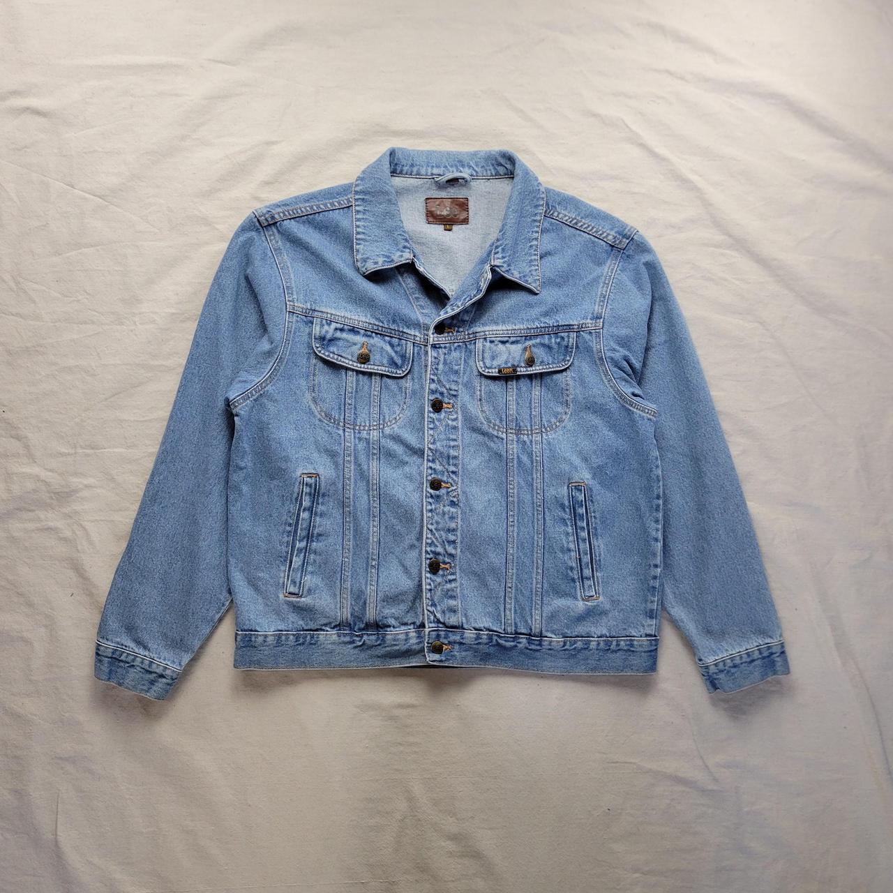 Lee denim jacket jean trucker Classic denim jacket... - Depop