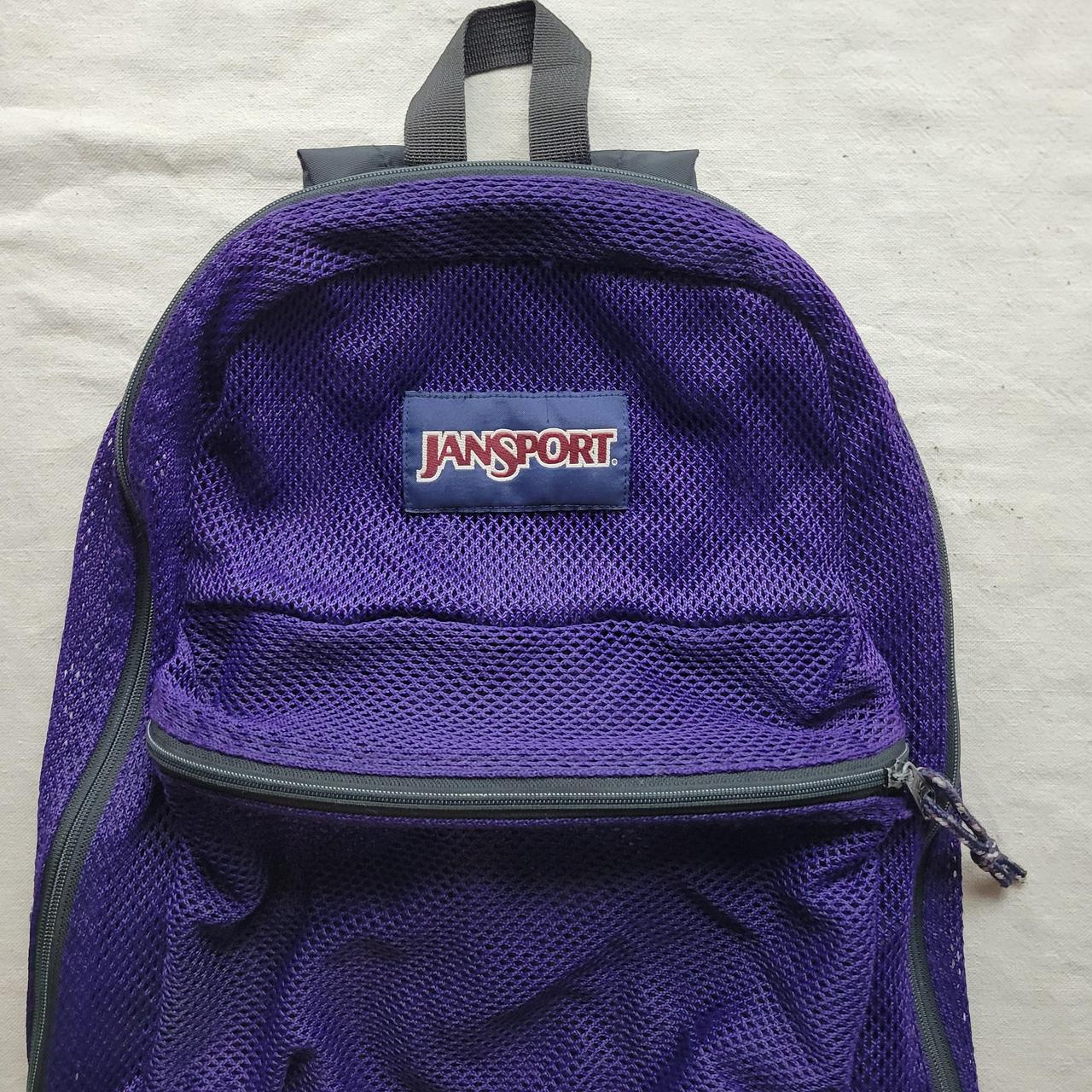 Vintage Jansport mesh backpack Amazing 90s / y2k... - Depop