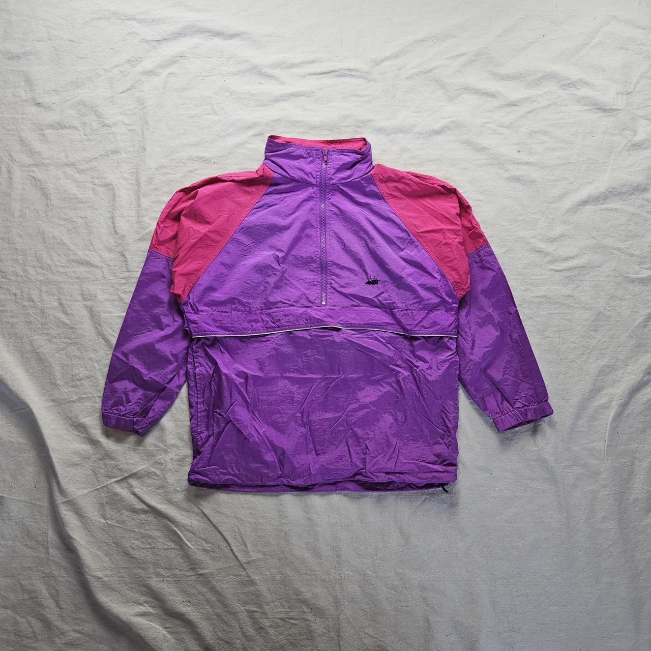 Vintage pullover windbreaker anorak Super cool 80s... - Depop