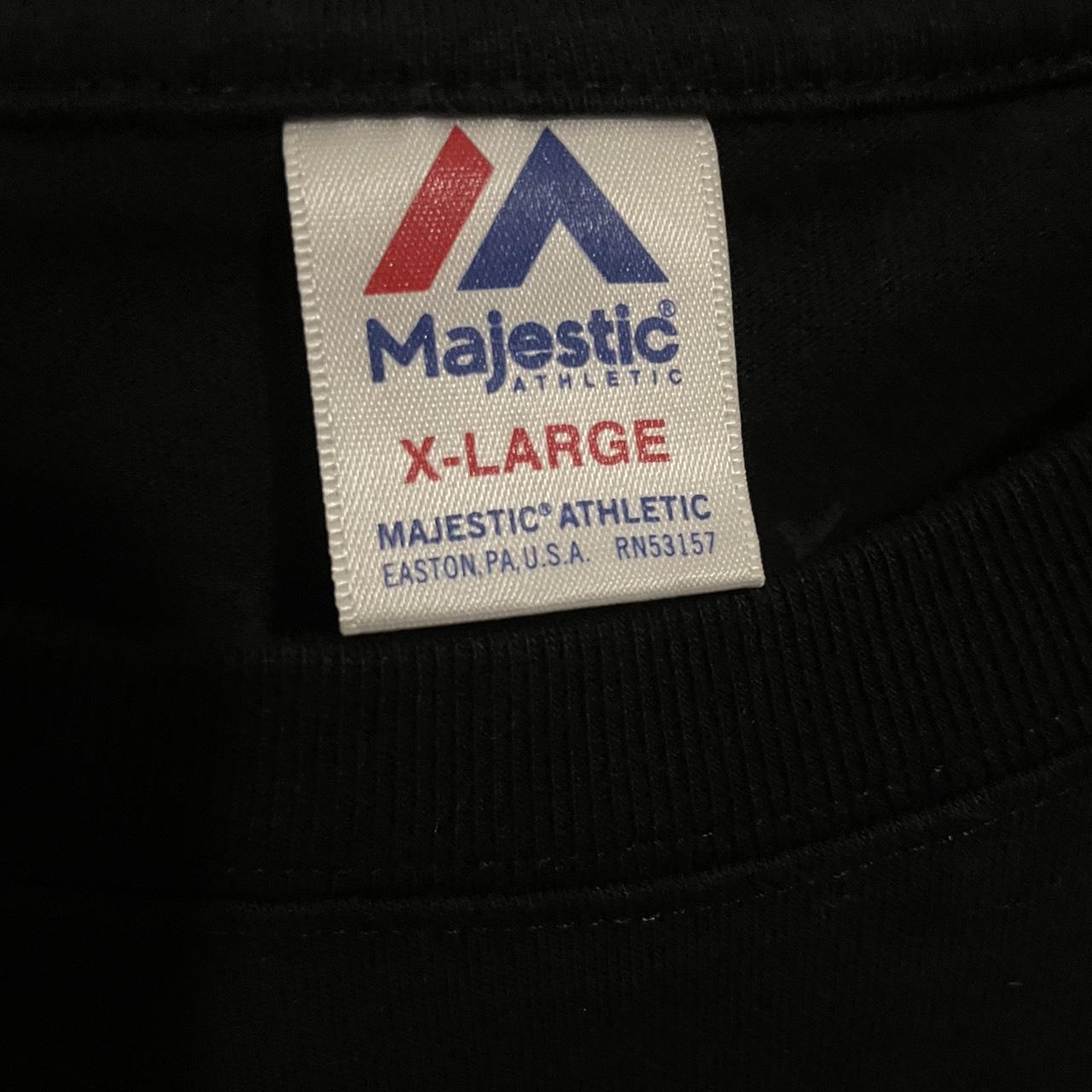 Majestic Athletic Men's T-Shirt - Black - XL
