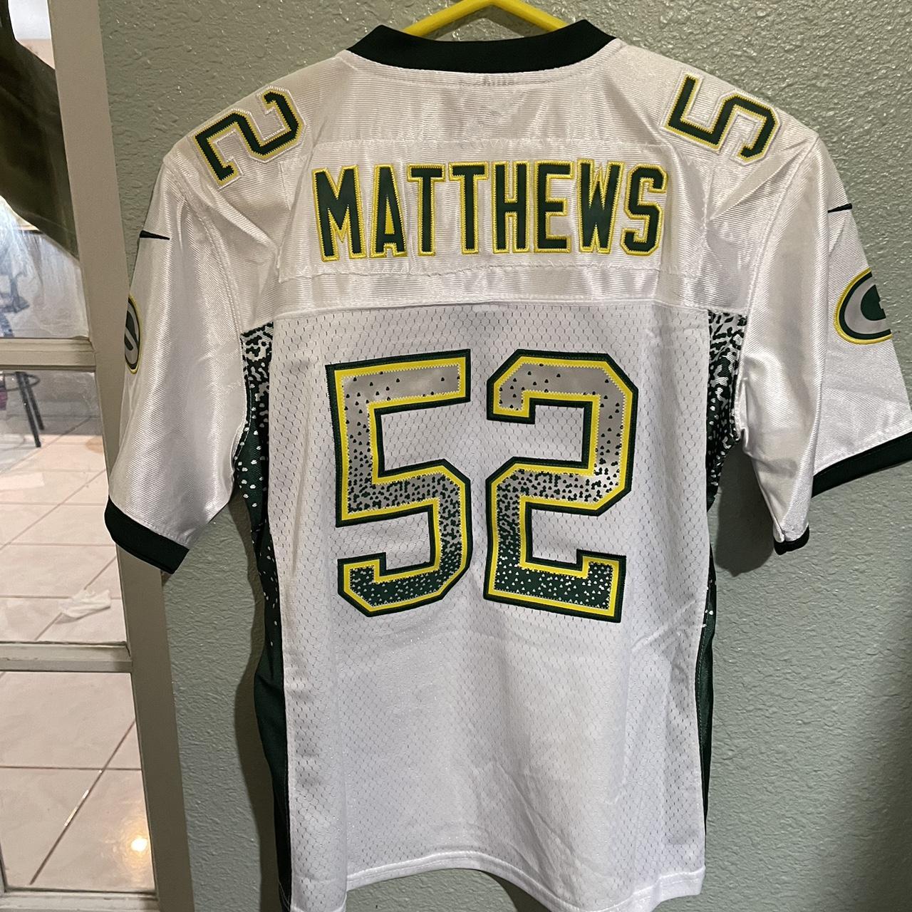 Nike, Shirts & Tops, Clay Matthews Green Bay Packers Onfield Jersey 52