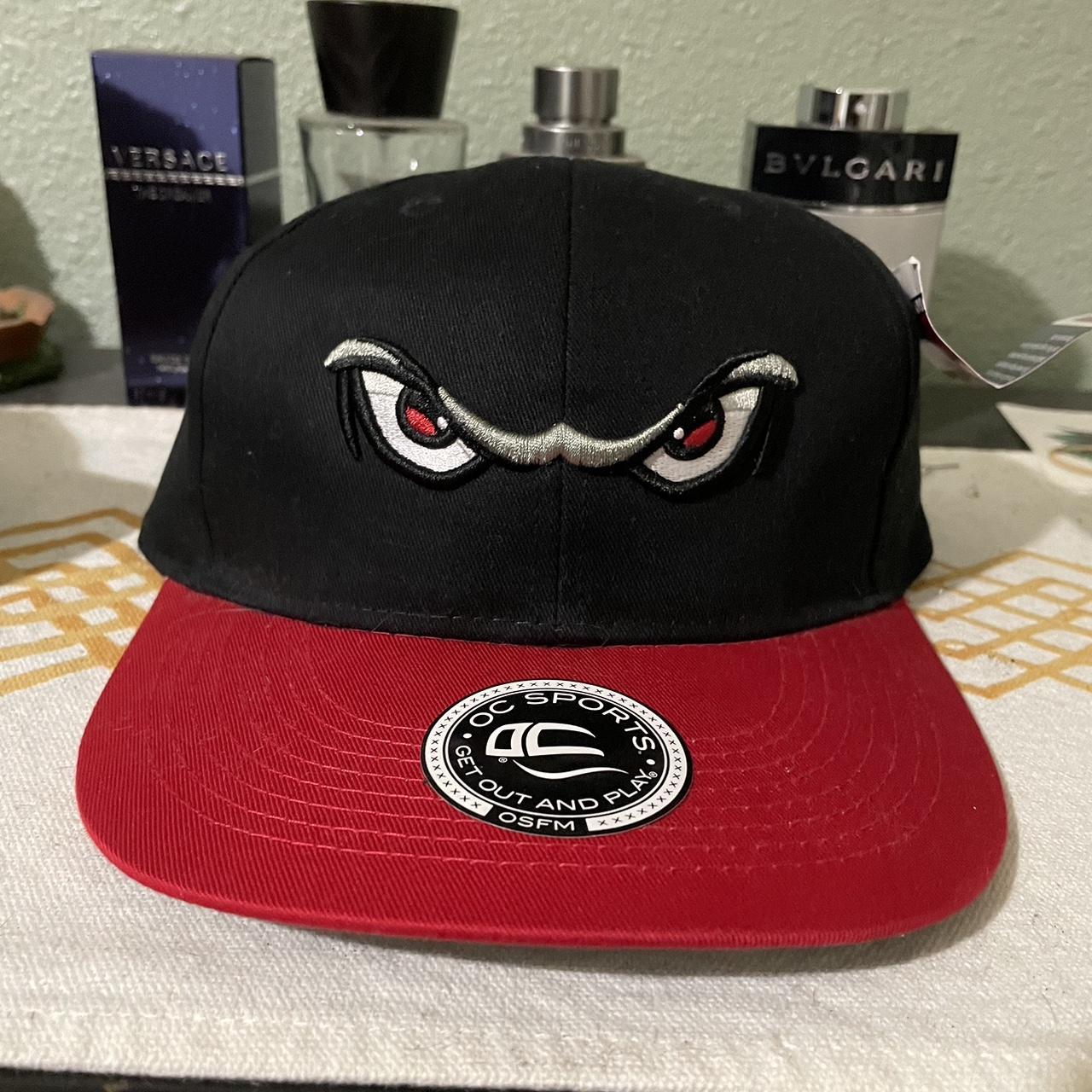 Minor league baseball hat Red and black with a - Depop