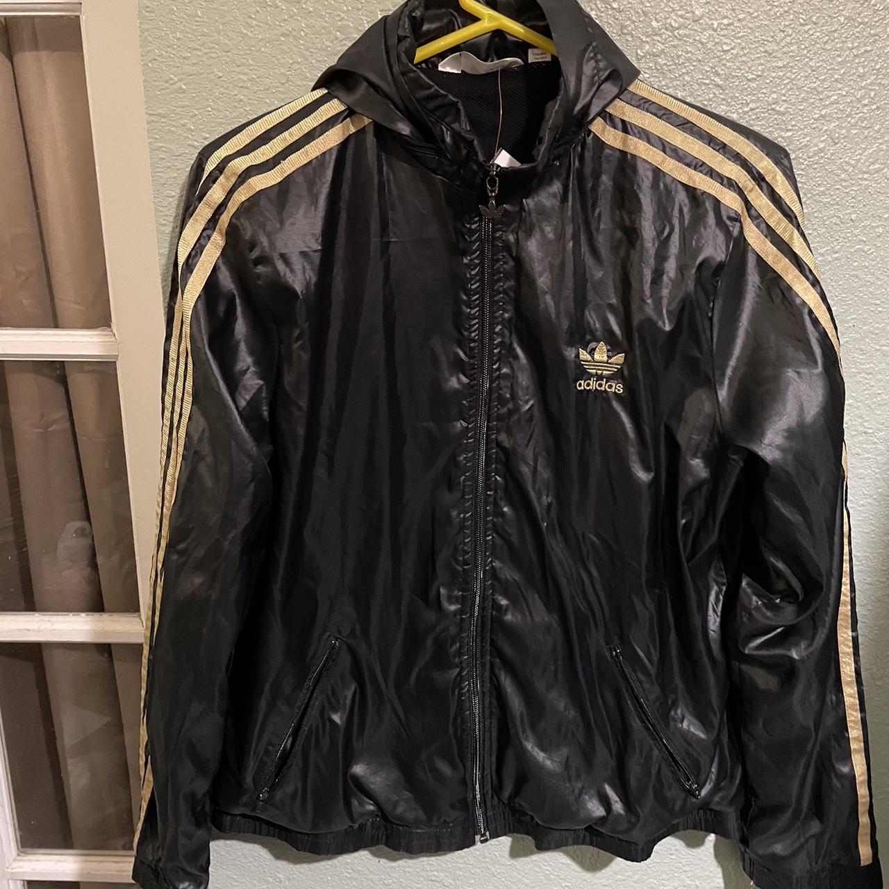 Black and gold adidas hoodie womens hotsell