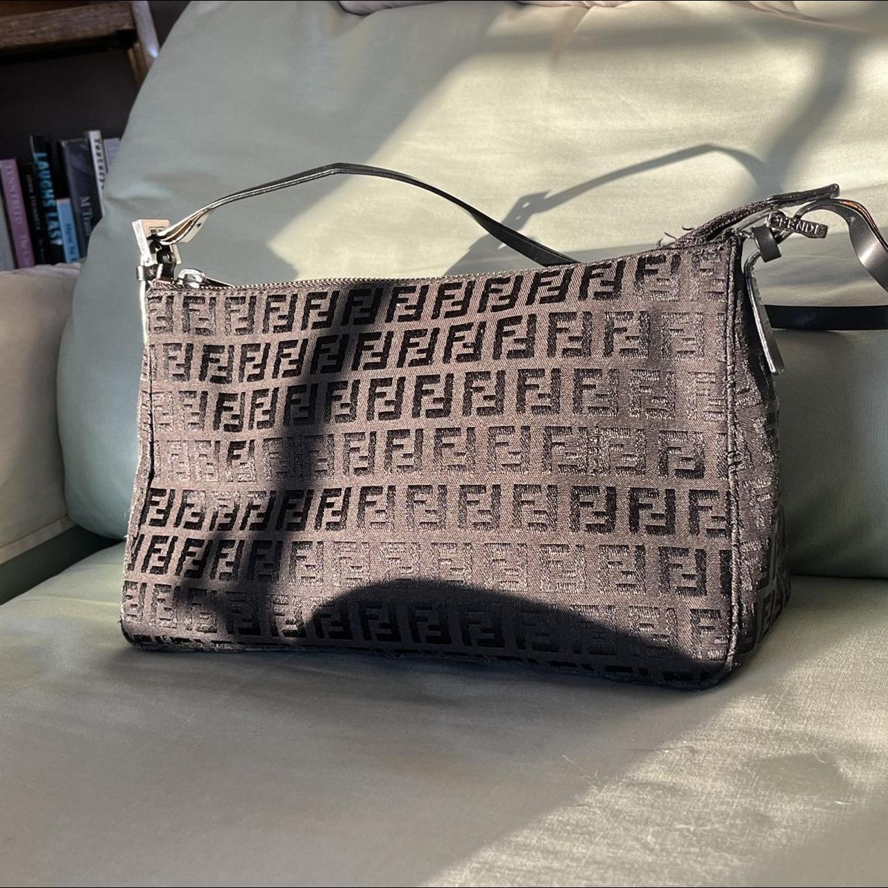 Fendi Women's Black and Brown Bag | Depop