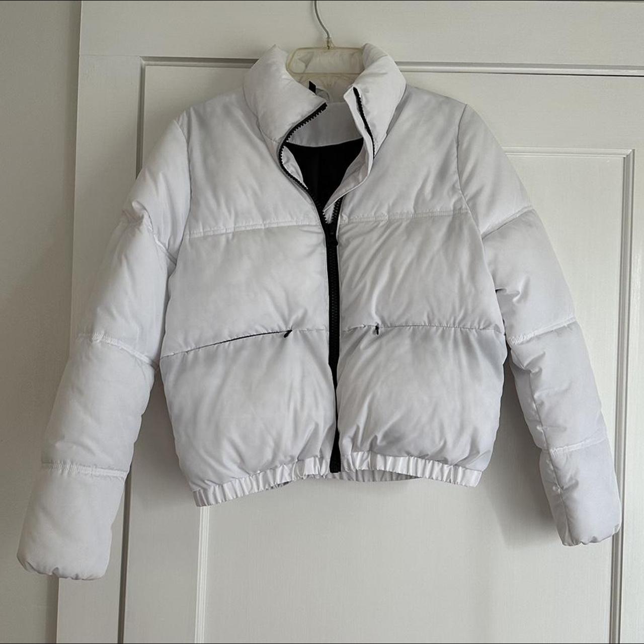 H&M Women's White Jacket Depop