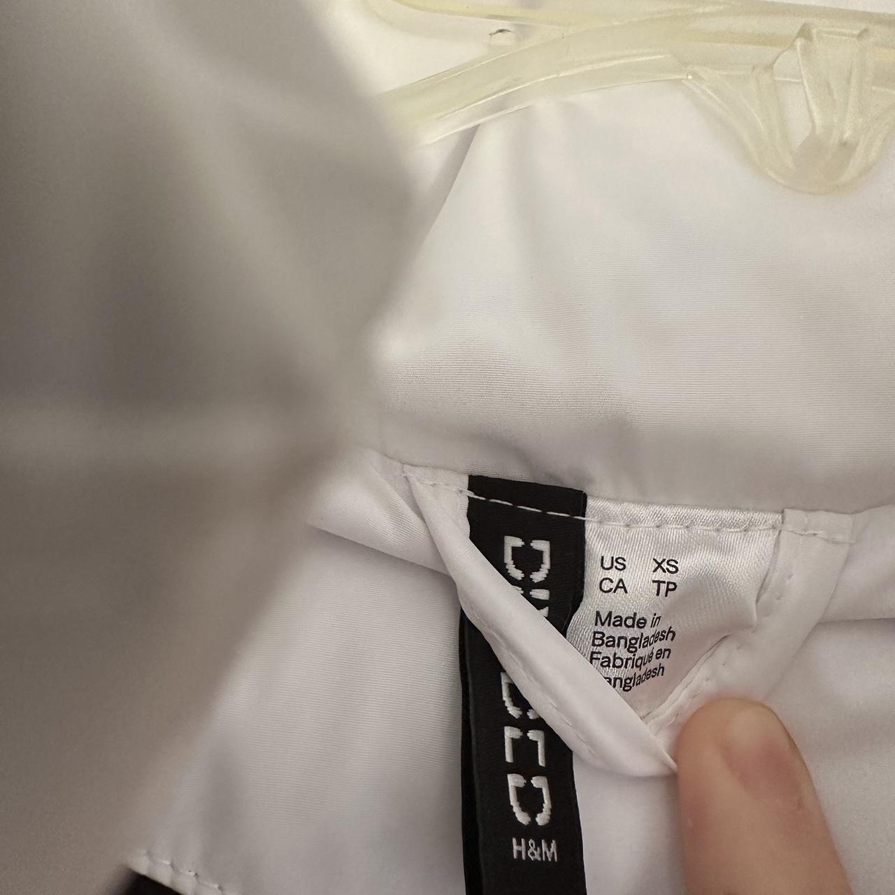 H&M Women's White Jacket Depop